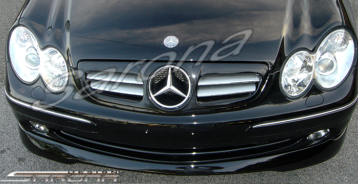 Custom Mercedes CLK  Coupe & Convertible Front Lip/Splitter (2003 - 2006) - $329.00 (Part #MB-012-FA)